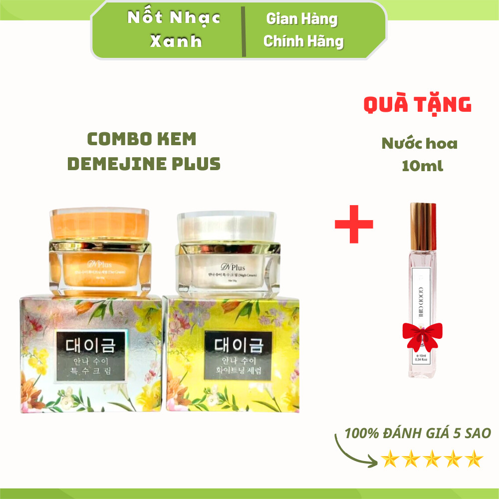 Kem face demejine plus hàn quốc 20gr kem giảm nám_trắng da+ tặng nước hoa