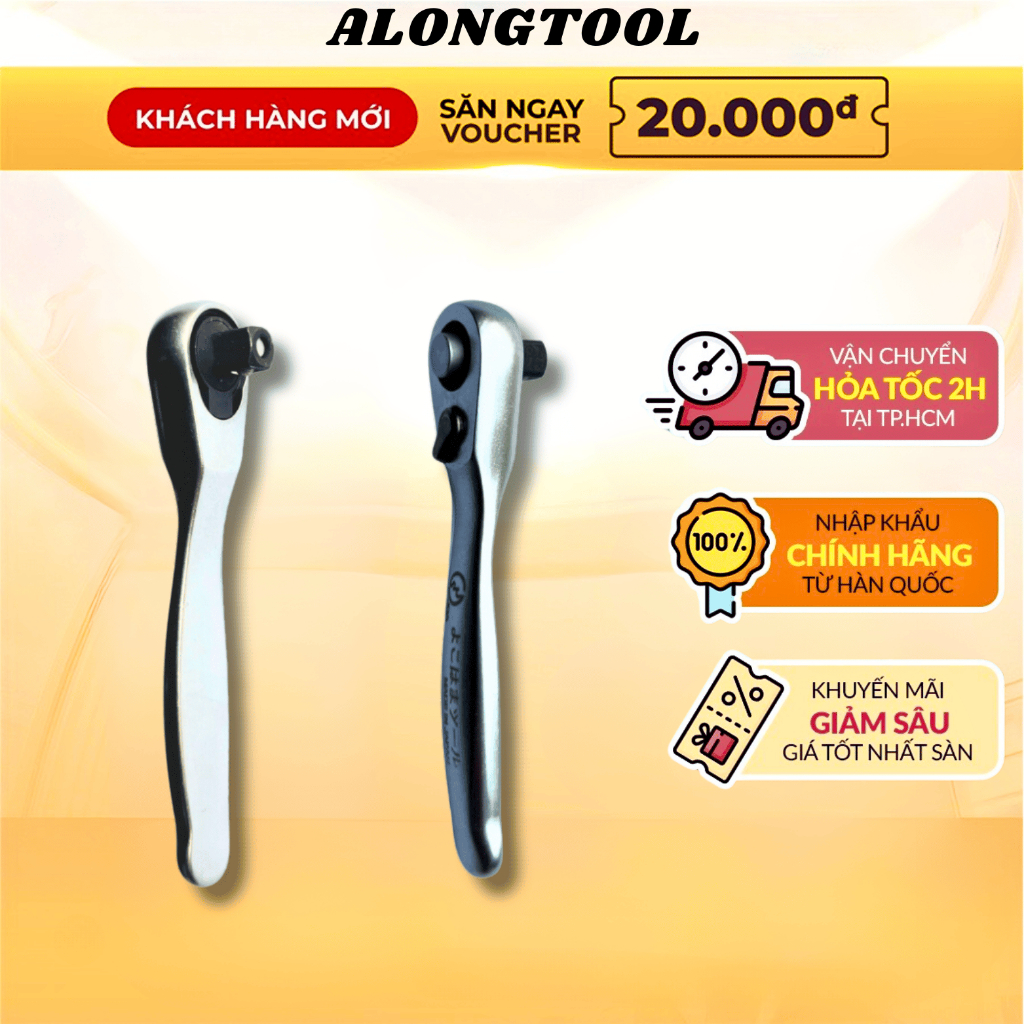 Tay vặn khẩu tự động top mini 1/4
