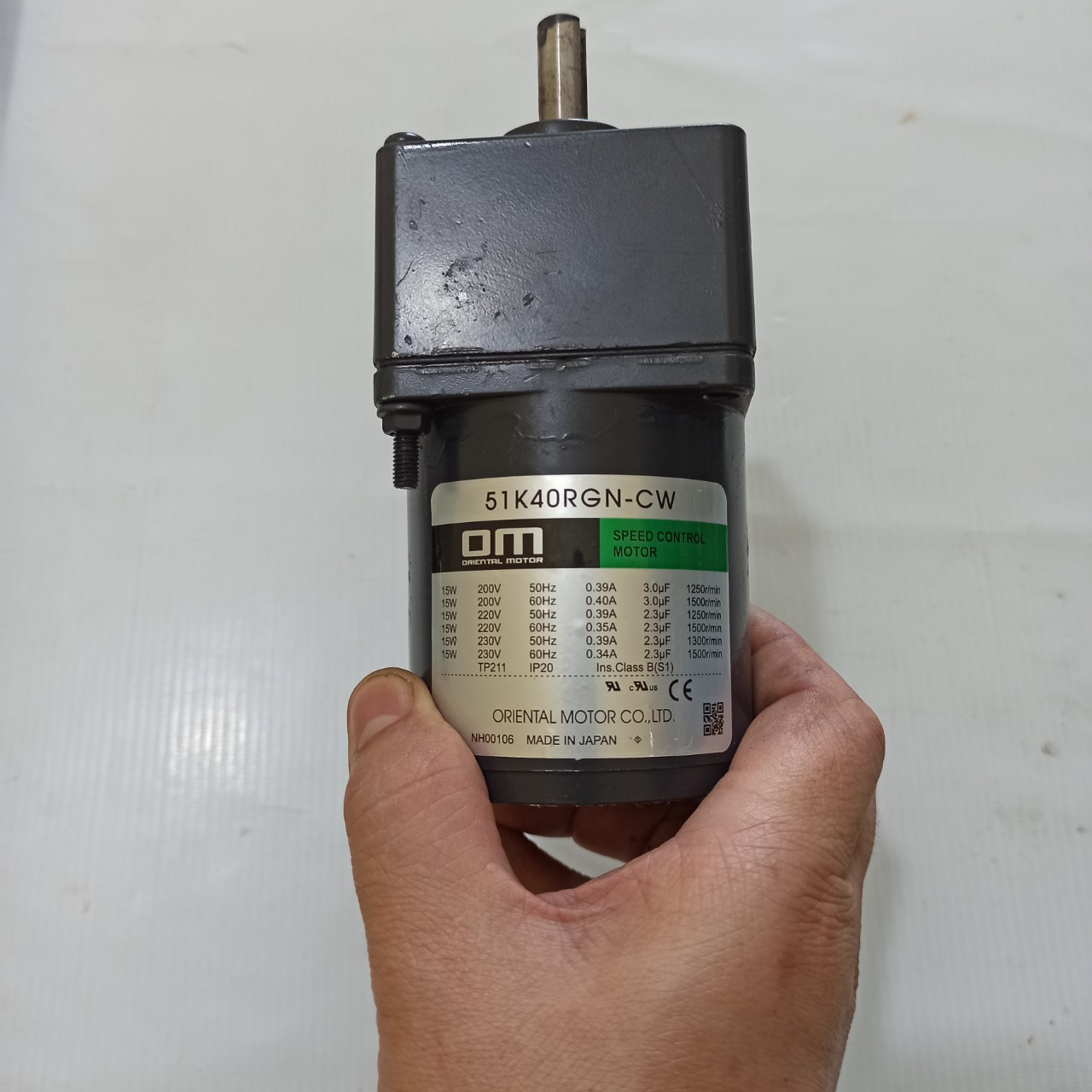 Mô tơ giảm tốc 220v-15w hàng Nhật bãi chế máy nướng, máy quay tự động