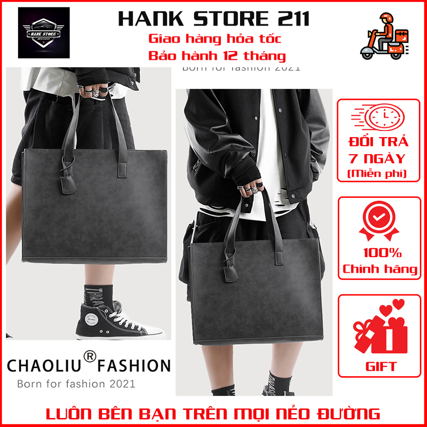 Túi xách công sở cao cấp, cặp văn phòng, cặp văn phòng công sở bằng da phong cách thời trang Hàn Quốc sang trọng HANK STORE