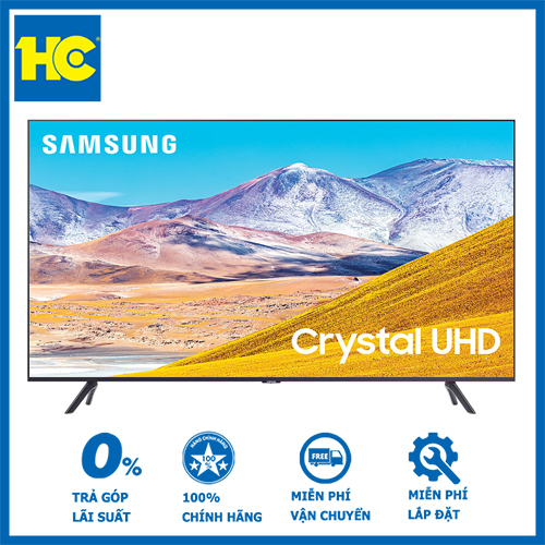 Smart tivi samsung 4k 43 inch ua43tu8100kxxv- bảo hành 2 năm - miễn phí vận chuyển & lắp đặt