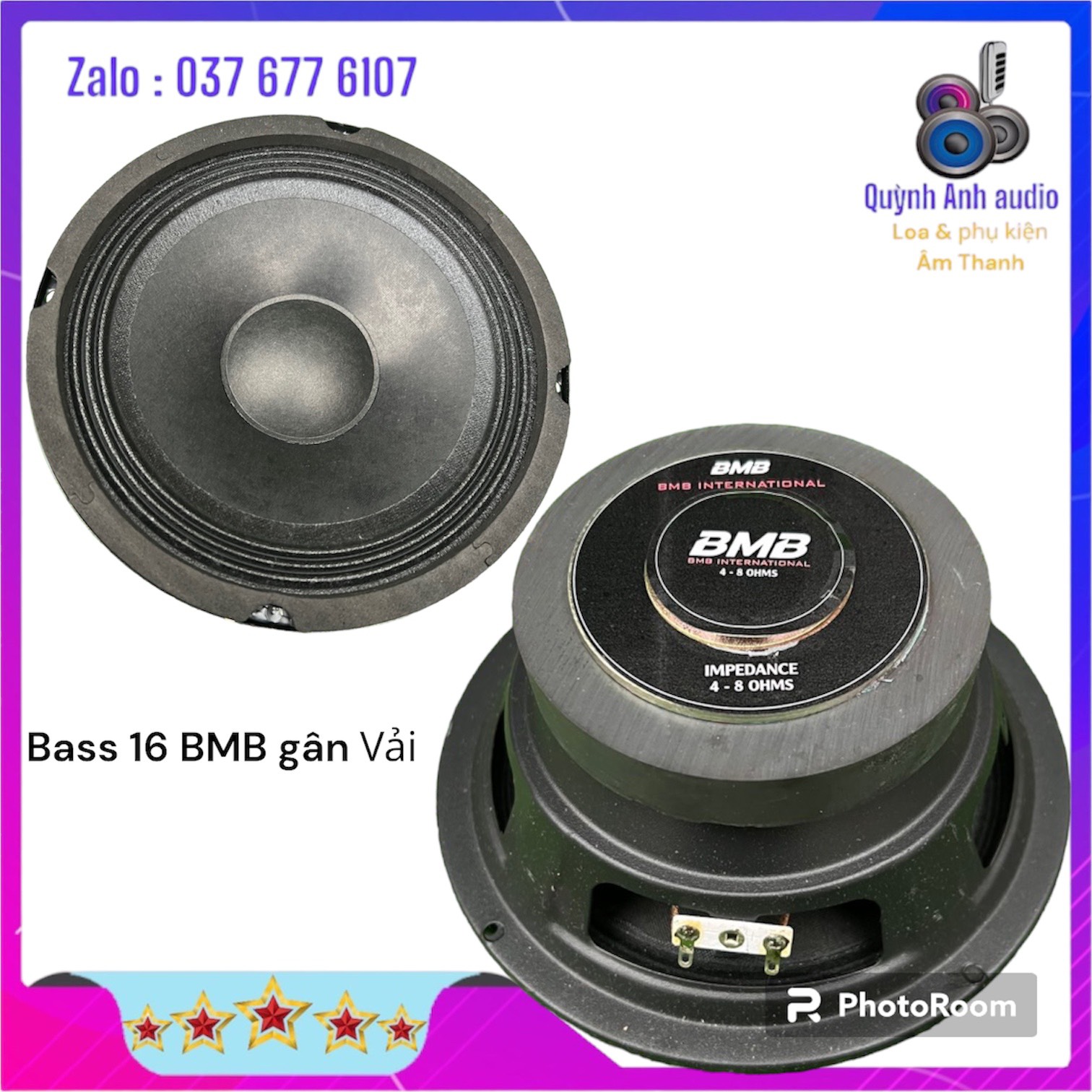 Loa bass 16 bmb hàng nhập khẩu từ 100 - 1 củ