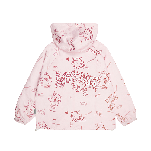 Áo khoác Davies nam nữ DSS Jacket D Devil SS2 - Pink