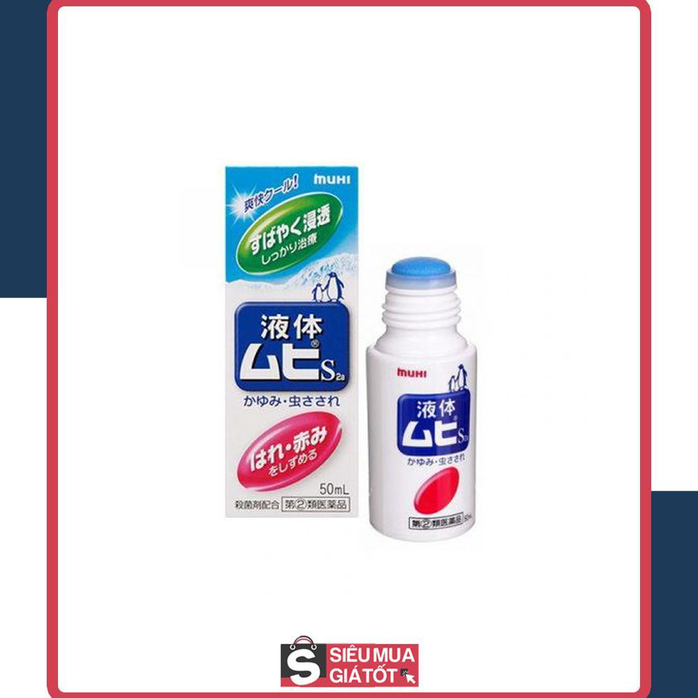 Lăn chống muỗi muhi chim cánh cụt nhật bản 50ml