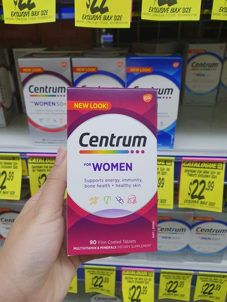 Centrum multivitamin & mineral for women - hộp 90 viên