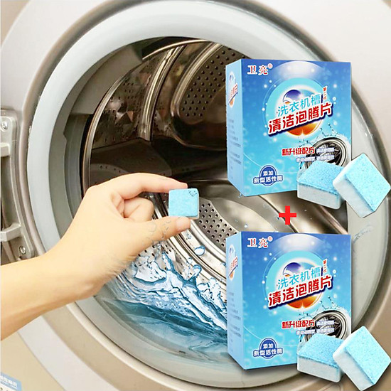 [HCM]COMBO 12 VIÊN SỦI KHỬ MÙI LÀM SẠCH MÁY GIẶT