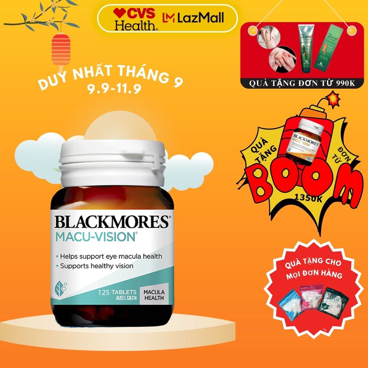 Viên uống bổ mắt, giảm căng Blackmores Macu vision
