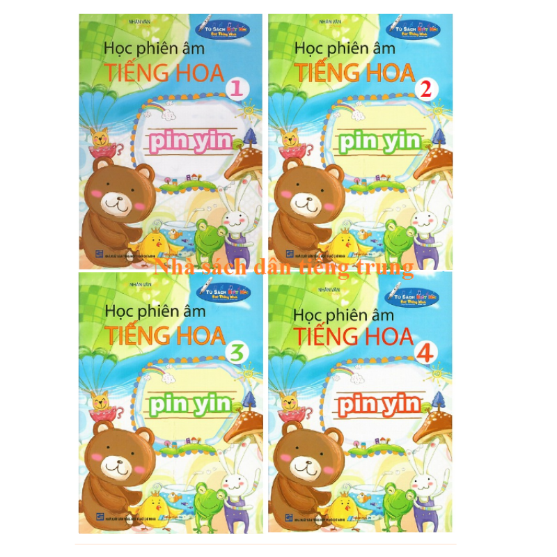 [HCM]Sách- combo 4 sách dạy bé pinyin tiếng hoa mẫu giáo tiếng hoa thiếu nhi tiếng hoa cho bé tiếng hoa cho trẻ em