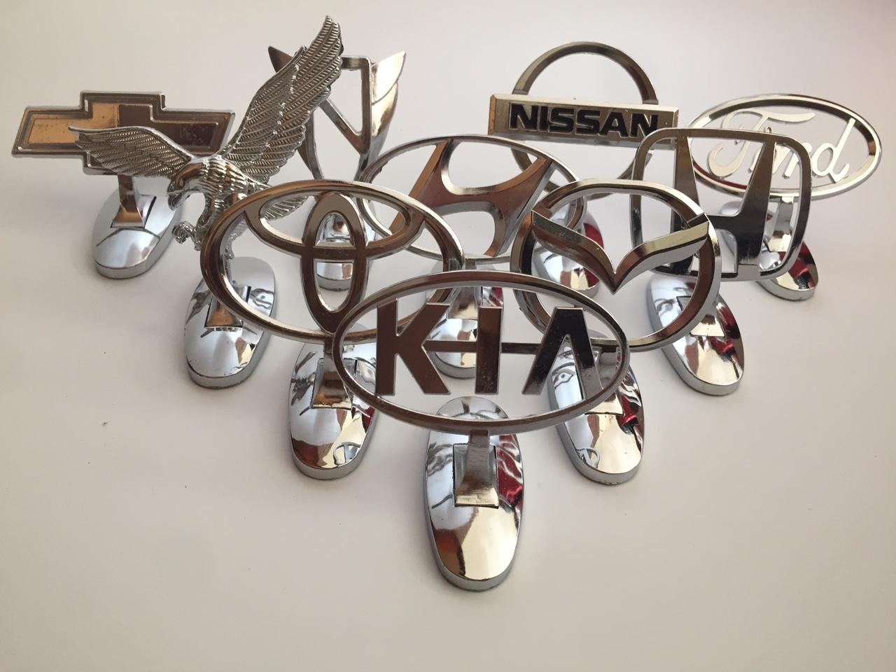 Logo thương hiệu xe hơi trang trí nắp capo đầy đủ các hãng siêu đẹp