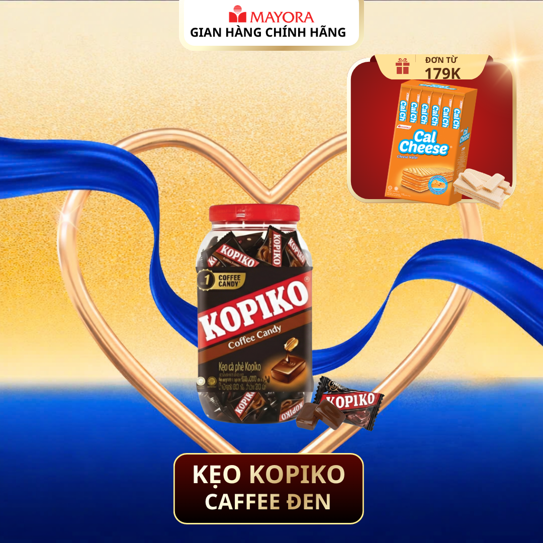 Kẹo Kopiko Coffee (Cà Phê) Hũ 560G