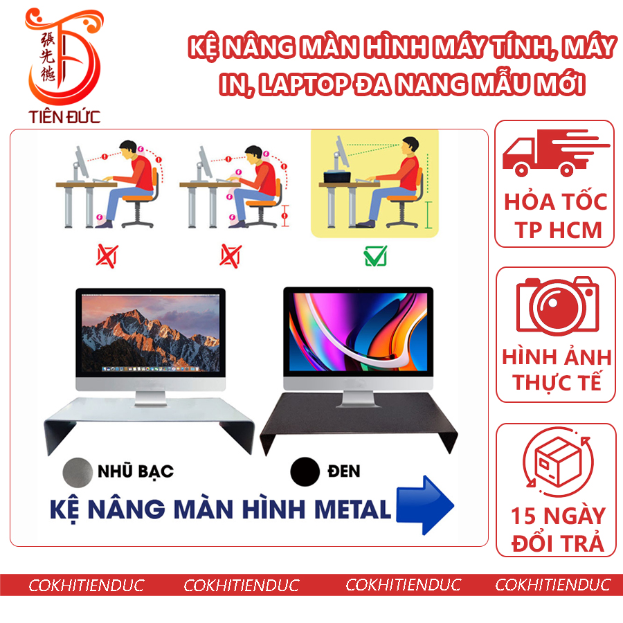 👉xả kho👈 kệ nâng màn hình metal máy tính, laptop