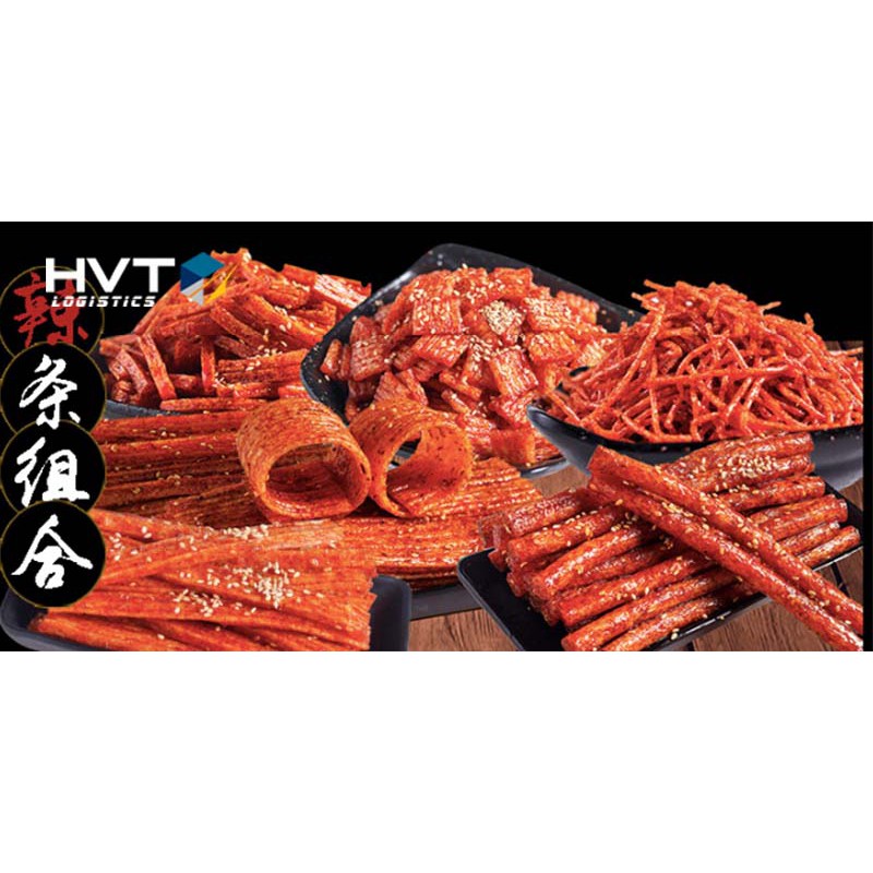 Thanh Cay Đỏ Đặc Sản Hồ Nam Thanh Đỏ Cay 70Gr / 1 Túi Đóng Gói Đồ Ăn Nhẹ Cay Cay Tuổi Thơ|Viên Hồ Lô