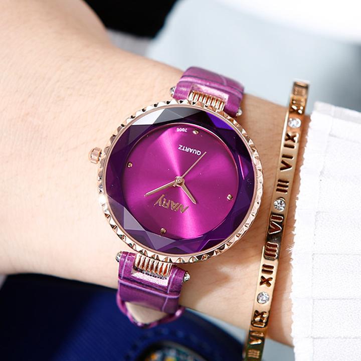 [HCM]ĐỒNG HỒ NỮ DÂY DA VIỀN RĂNG CƯA CHỐNG NƯỚC CAO