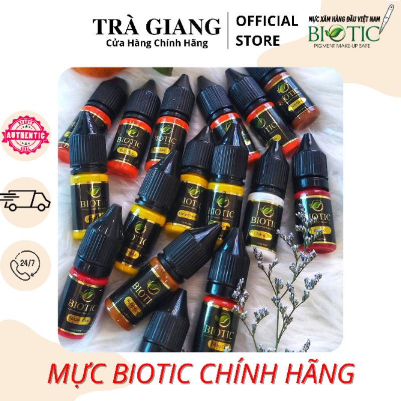 Mực xăm Biotic bong đậm chính hãng - Mực phun xăm hàng đầu Việt Nam