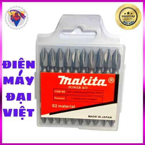 Mũi bắn vít 2 đầu Makita 10 vít