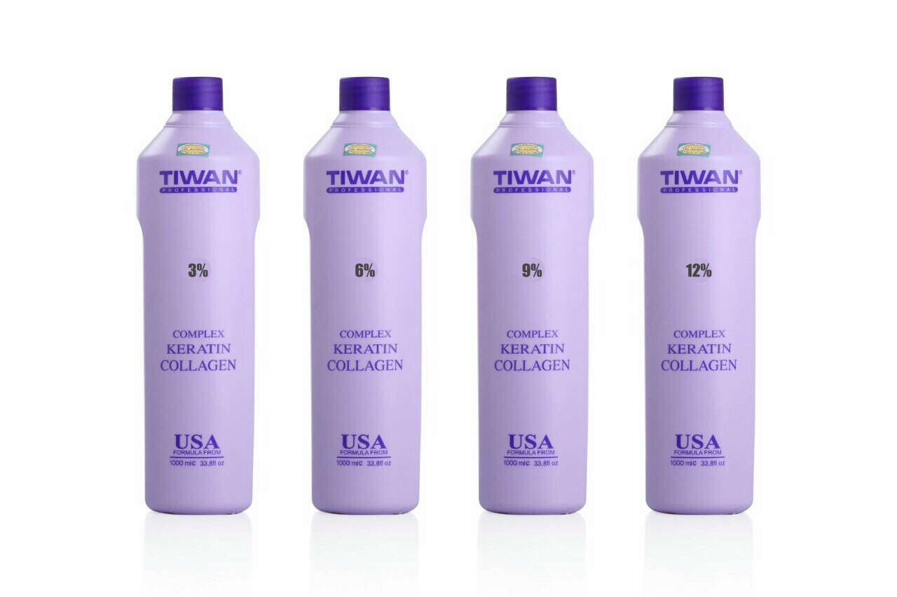 Oxy trợ nhuộm tiwan collagen 1000ml mùi thơm không kích ứng da đầu