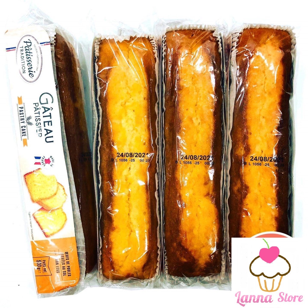 Bánh Bông Lan Bơ Patisserie Tradition Pháp 500G [ Bánh Bà Đầm]
