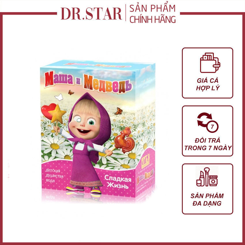 Nước Hoa Cho Trẻ Em Masha And The Bear 7ml Thơm Ngọt Ngào, Mùi Hương Dễ Chịu, Mang Lại Cảm Giác Tuyệt Vời Bất Tận – Dr.Star