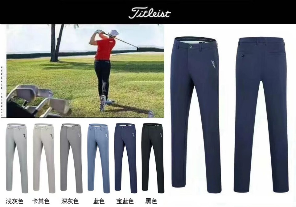Quần Golf Nam Titliest, DL223 Chất Liệu Polyester Dày Vừa Phải Nhẹ, Thoáng Khí, Không Nhăn
