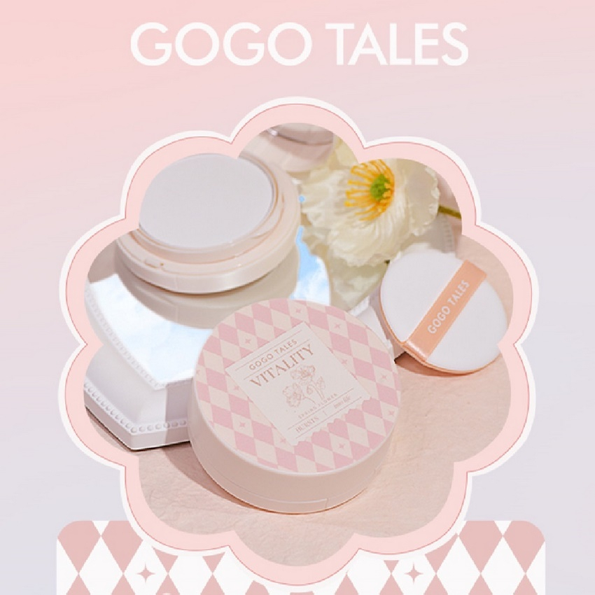 Phấn nước bb gogo tales 2 trong 1 dưỡng ẩm màu mịn cho làn da đẹp tự nhiên cushion mỏng nhẹ che khuyết điểm dana