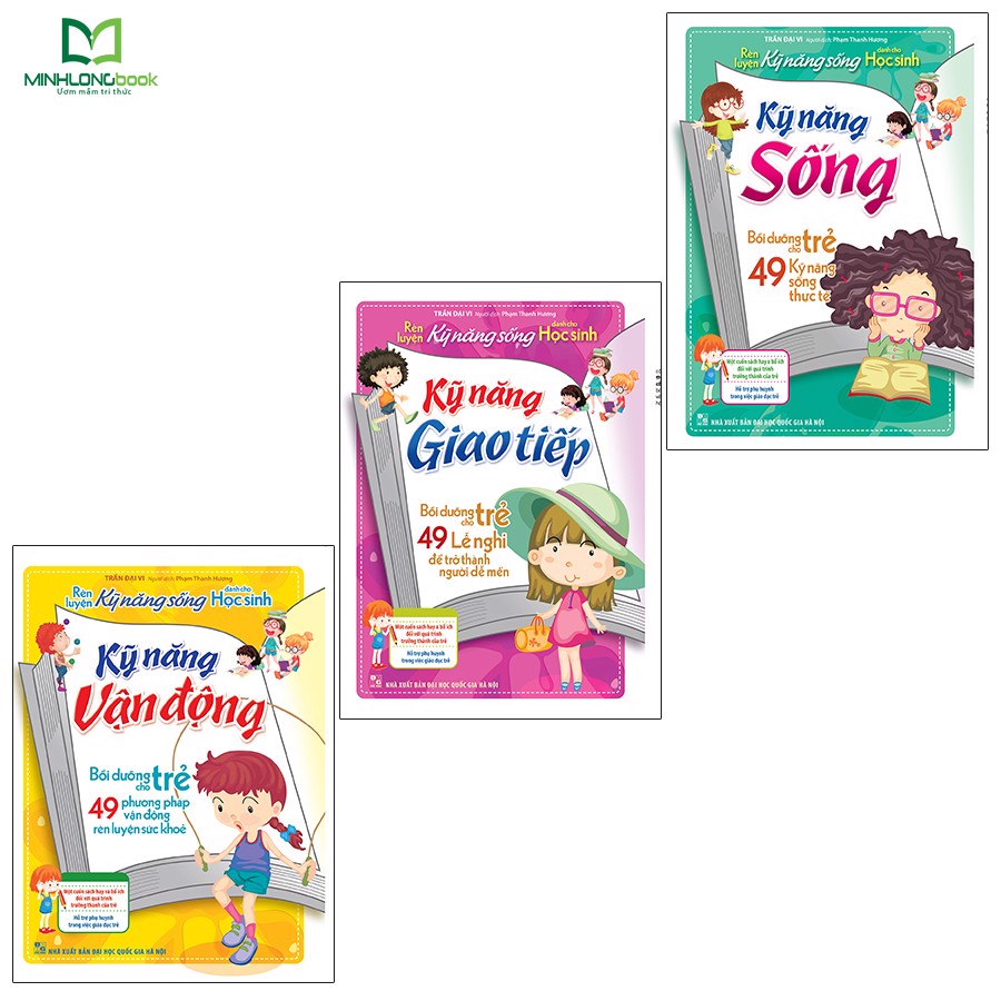 Sách: combo rèn luyện kỹ năng toàn diện cho học sinh