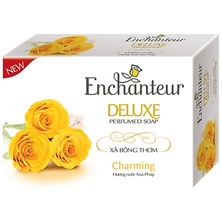 Xà bông/ xà phòng tắm Enchanteur - thơm ngát hương hoa (màu vàng)