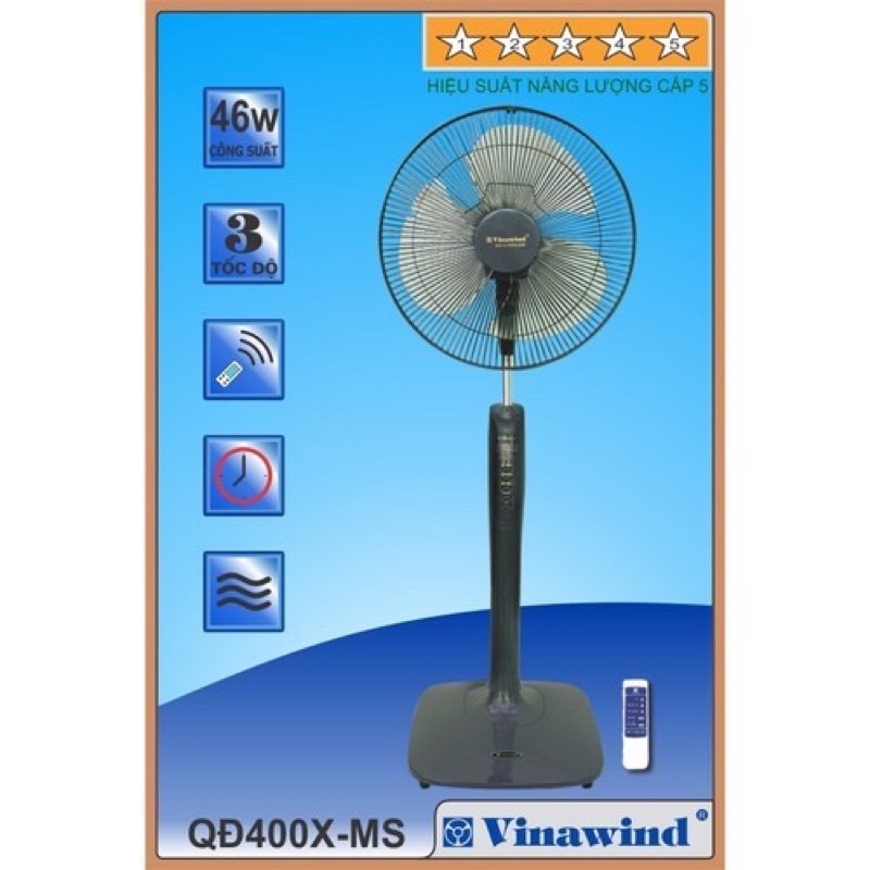 Quạt cây đứng điều khiển từ xa điện cơ Thống Nhất QĐ 400 XMS Huy Quạt cây đứng điều khiển từ xa điện cơ Thống Nhất QĐ 400 XMS Huy