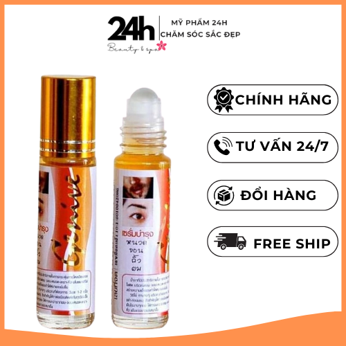 Serum lăn mọc dày mi, lông mày, râu genive thái lan chính hãng.