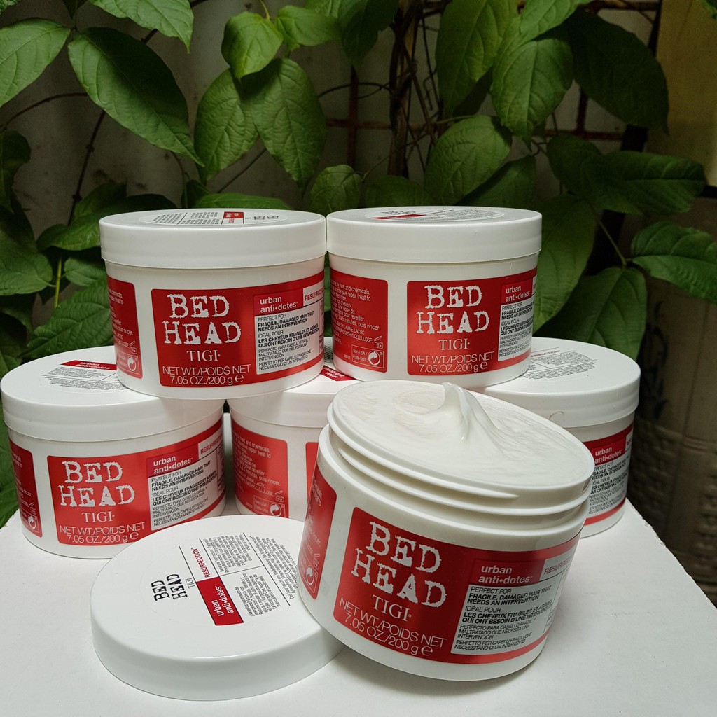 Kem ủ tóc phục hồi hư tổn Bed Head Tigi 200g giúp tóc chắc khỏe giảm gẫy rụng