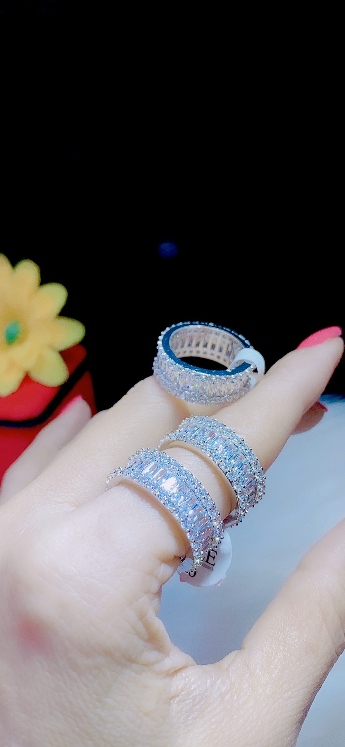 Nhẫn Bạch Kim Đẹp Cho Nữ - Đẹp Thiết Kế Hàn Quốc Giống Vàng 99% - Givishop - N210772 - ( Cam Kết Không Đen, Không Ngứa, Chất Liệu Bạc Pha Hợp Kim Cao Cấp ) - nhan vang nu 18k nhan hot vang 18k, nhung kieu nhan vang nu dep