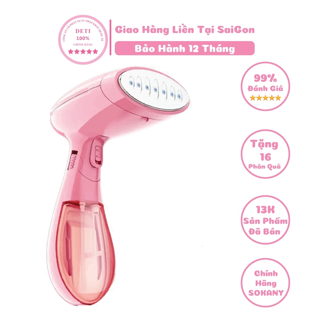 ❖ Bàn ủi hơi nước cầm tay là máy mini du lịch quần áo gấp gọn hàng chính hãng Sokany bảo hành 30 ngày