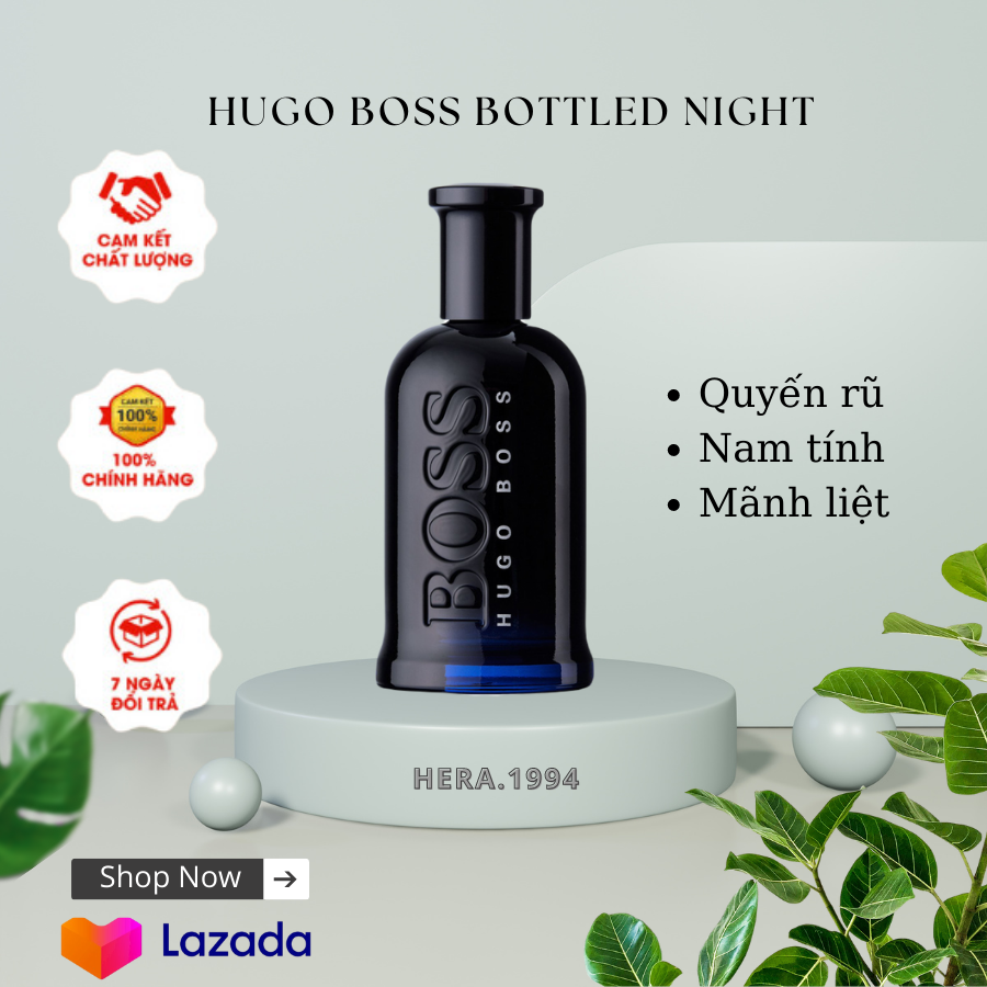 Nước hoa nam Hug0 B0ss Bottled Night chiết 10ml, 20ml