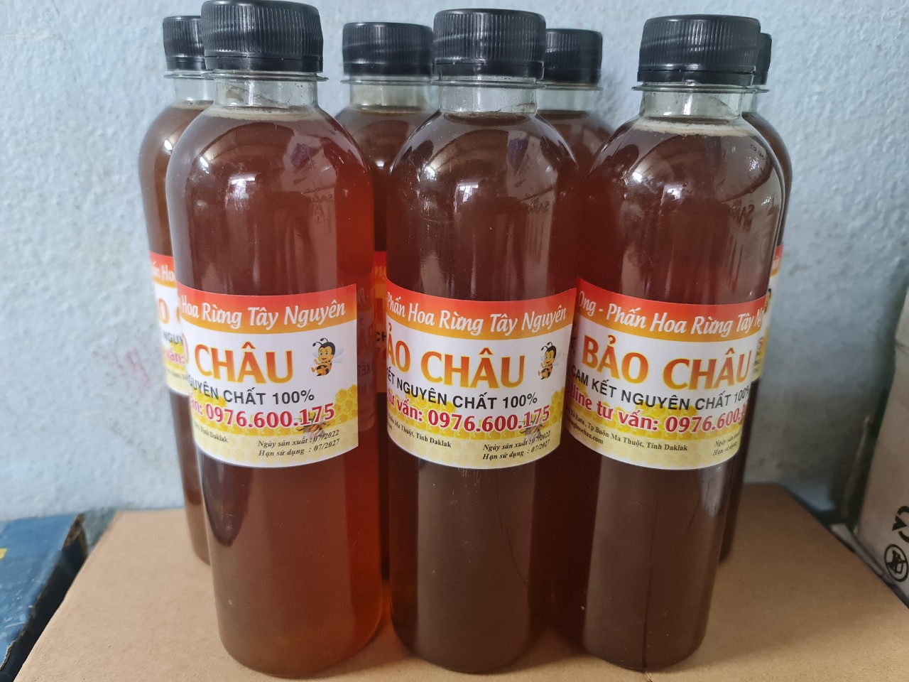 2 Lít Mật Ong Nguyên Chất 100% - Mật Ong Hoa Cà Phê - Giá trị Vàng