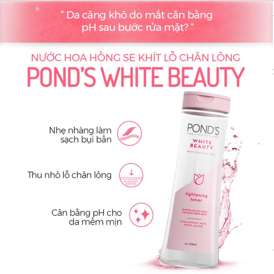 Nước Hoa Hồng Se Khít Lỗ Chân Lông Pond's White Beauty (150ml) | Lazada.vn