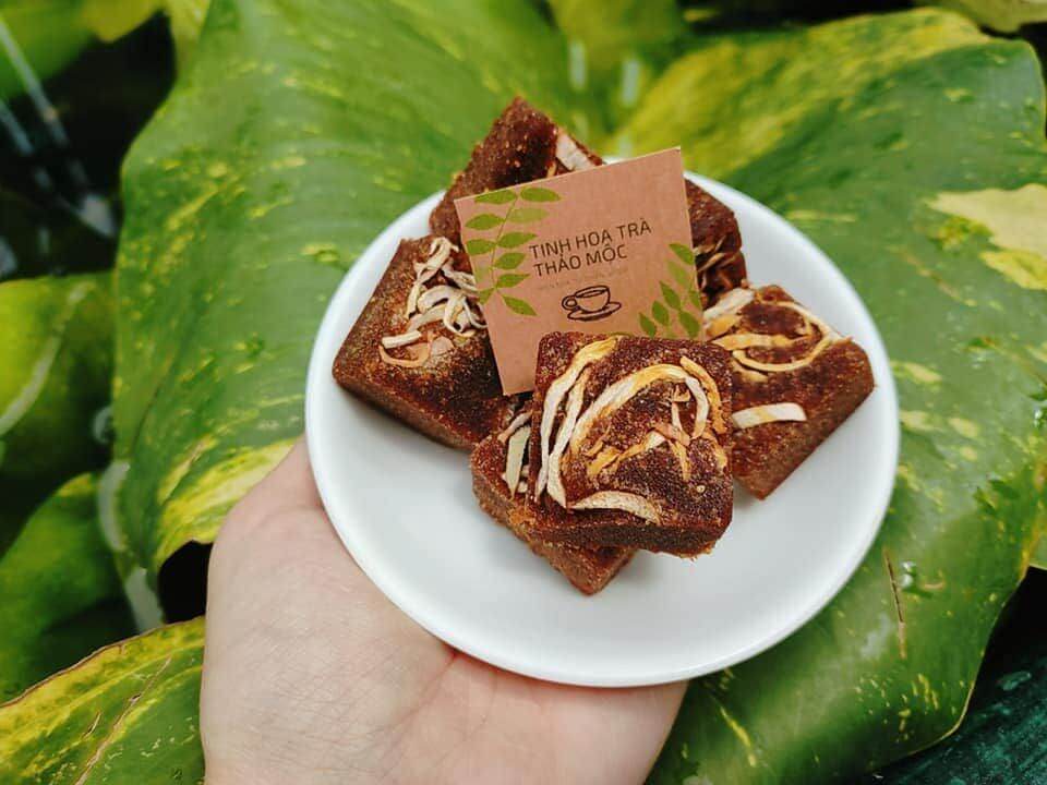 đường nâu gừng 500 gram _ tinhhoatrathaomoc