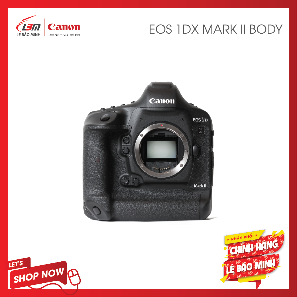 voucher 9% max 1,5trGIFT- Đồng Hồ Máy ảnh Canon EOS-1DX Mark II BODY -