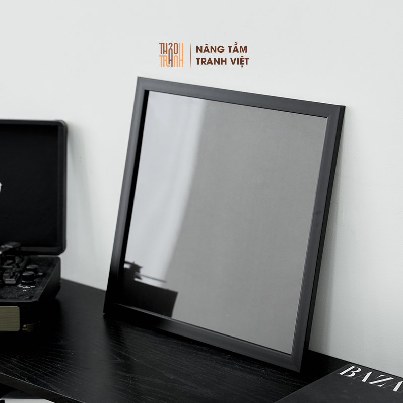 Khung Hình 40x40cm Treo Tường -Khung Hình Trang trí- Mặt Nhựa Mica trong suốt, siêu nhẹ,an toàn khi sử dụng.