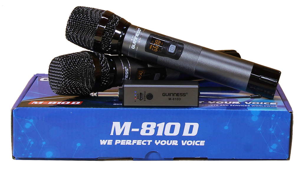 [HCM]Micro Karaoke không dây GUINNESS MU-810D