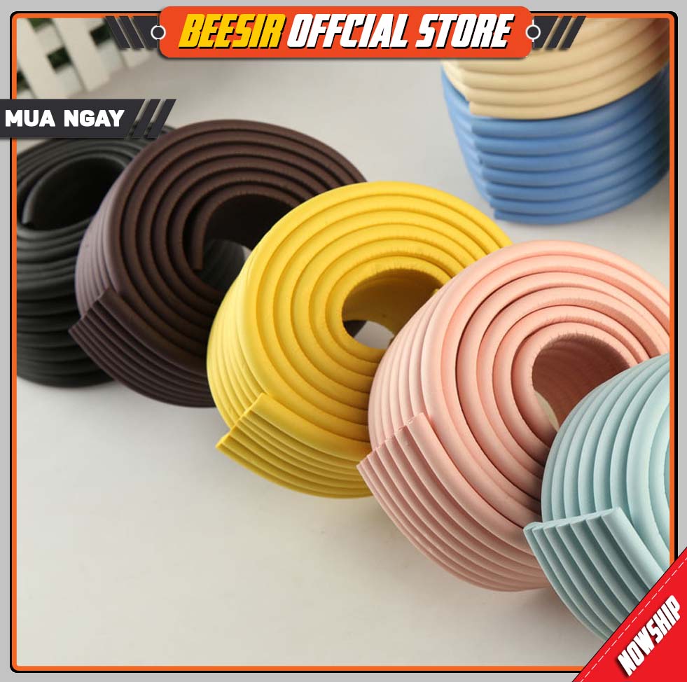 Miếng dán cao su bọc cạnh bàn bảo vệ bé 8cm x 2m