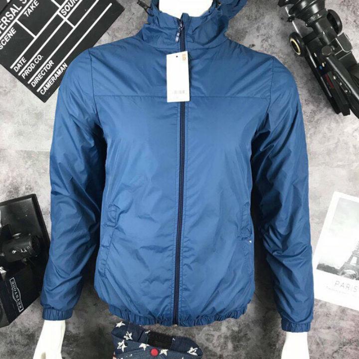 Áo khoác gió 2 lớp Unisex, áo gió chống nước hàng Việt Nam xuất khẩu