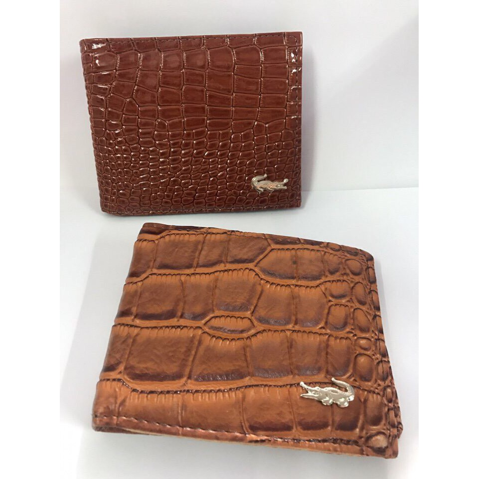 ví nam vân cá sấu nhập khẩu, logo cá sấu nhỏ cực chất và sang chảnh