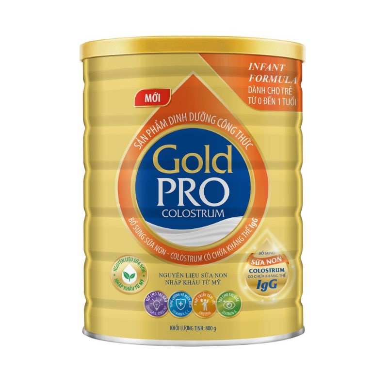 Sữa Bột Gold Pro Colostrum Infant Formula 800gr