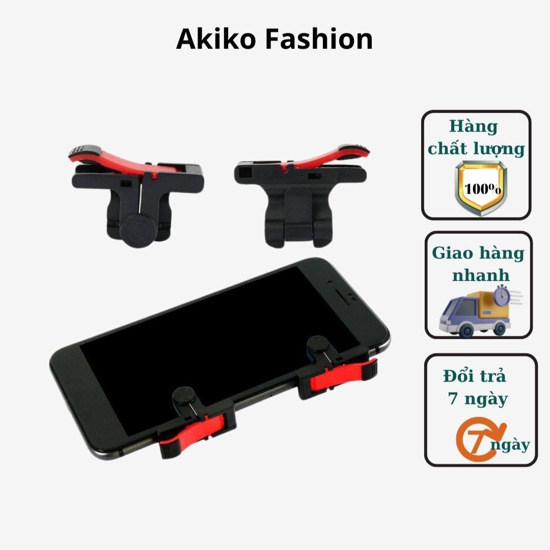 Bộ 2 nút bấm PUBG D9 chơi game mobile Tặng Nút Joystick