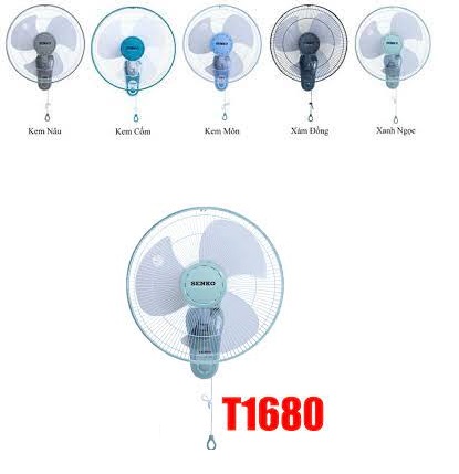 Quạt treo tường 1 dây senko t1688