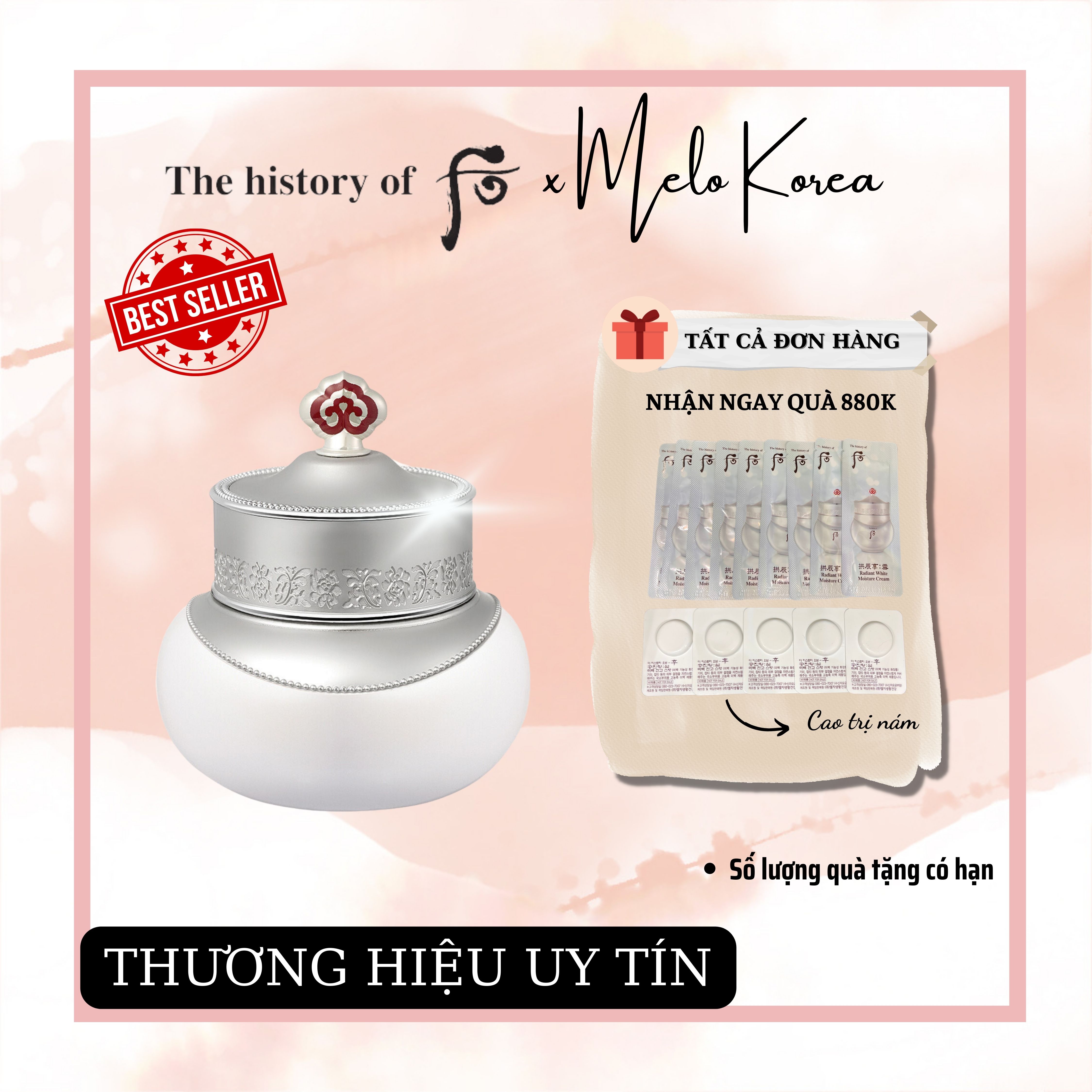 Cao nám sáng da The history of Whoo Gongjinhyang Seol Radiant White Ultimate Corrector 20ml