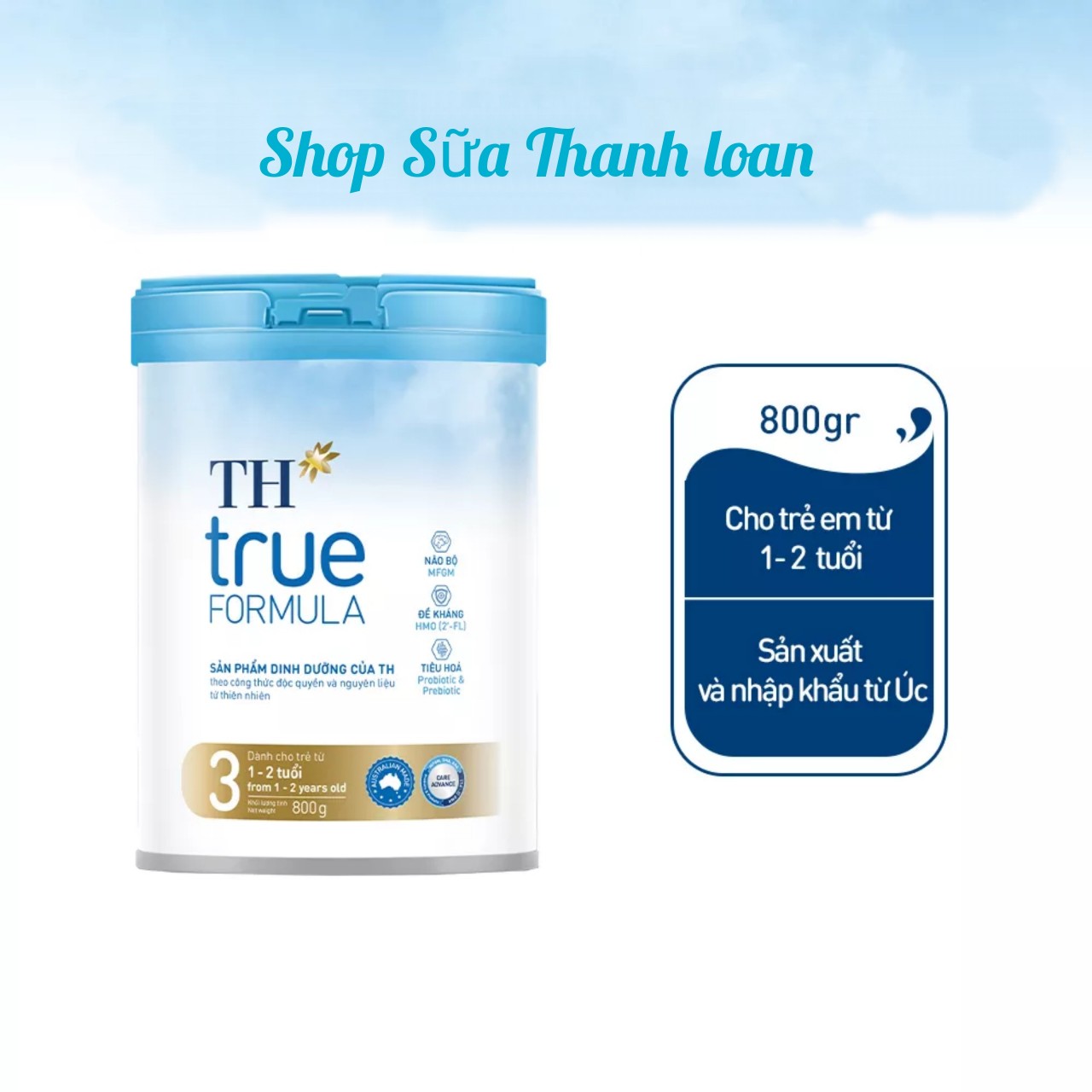 Sữa bột dinh dưỡng công thức th true formula 3 800g .