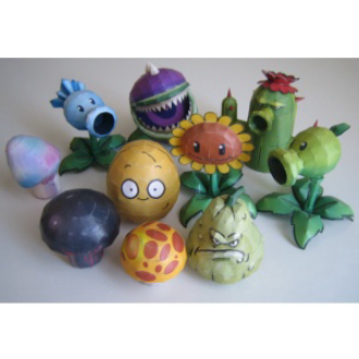Mô hình giấy 3D Plants & Zombies