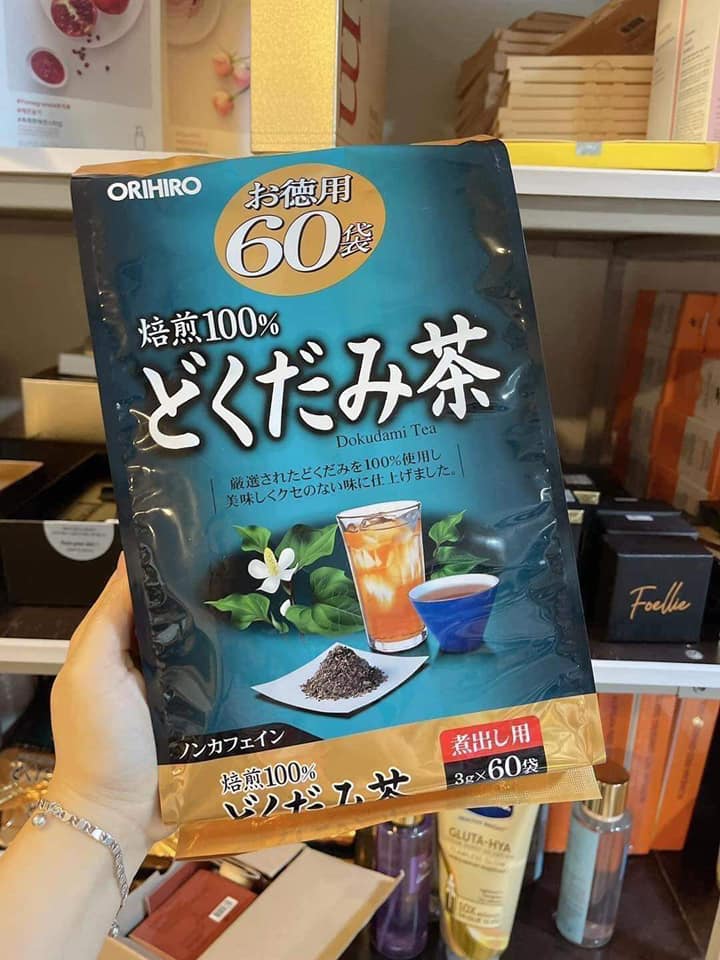 Trà diếp cá Dokudami Tea 60 túi lọc Orihiro Nhật Bản