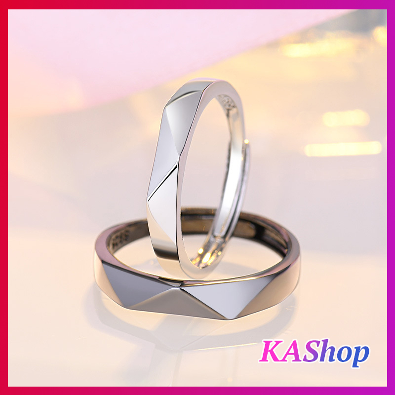 Nhẫn thời trang unisex ziczac đơn giản tinh tế - KAShop