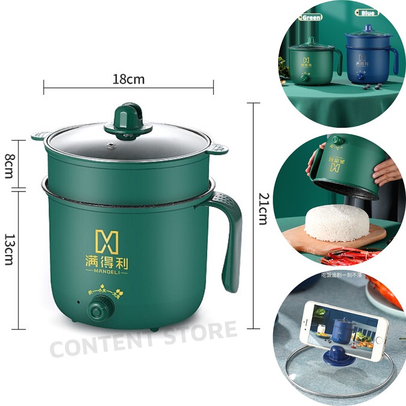 Nồi điện đa năng chống dính cao cấp - hấp, xào, luộc, nấu, chiên, rán, ủ, hầm...
